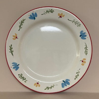Hand-painted Enamelware Plate
