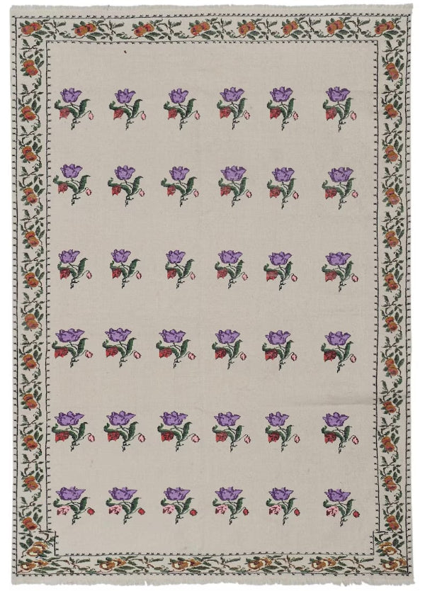 edit1: Embroidered Floral Rug