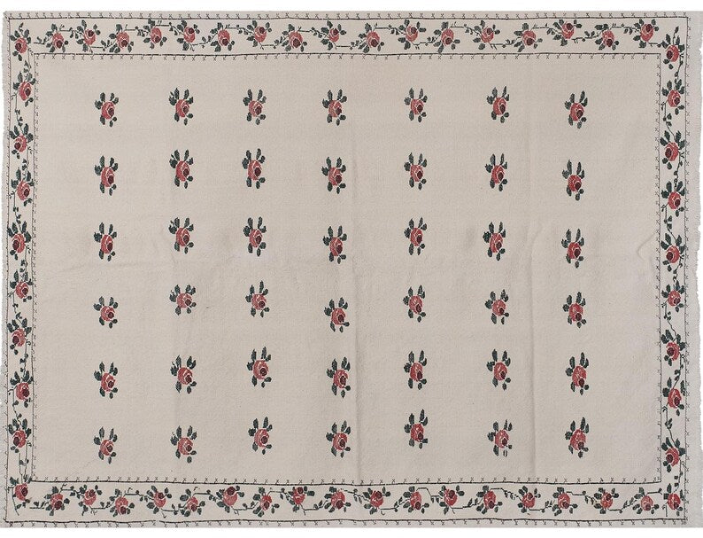 edit2: Embroidered Floral Rug