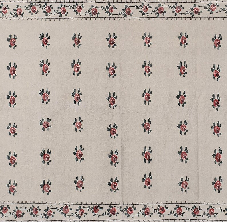 edit2: Embroidered Floral Rug