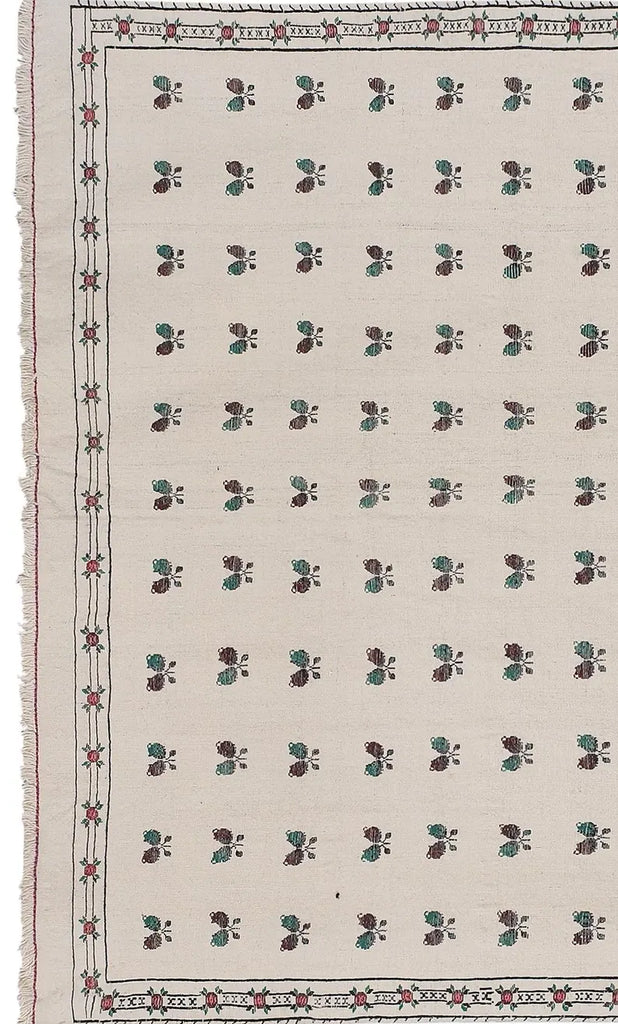 edit7: Embroidered Repeat Motif Rug