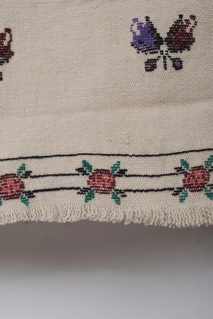 edit7: Embroidered Repeat Motif Rug