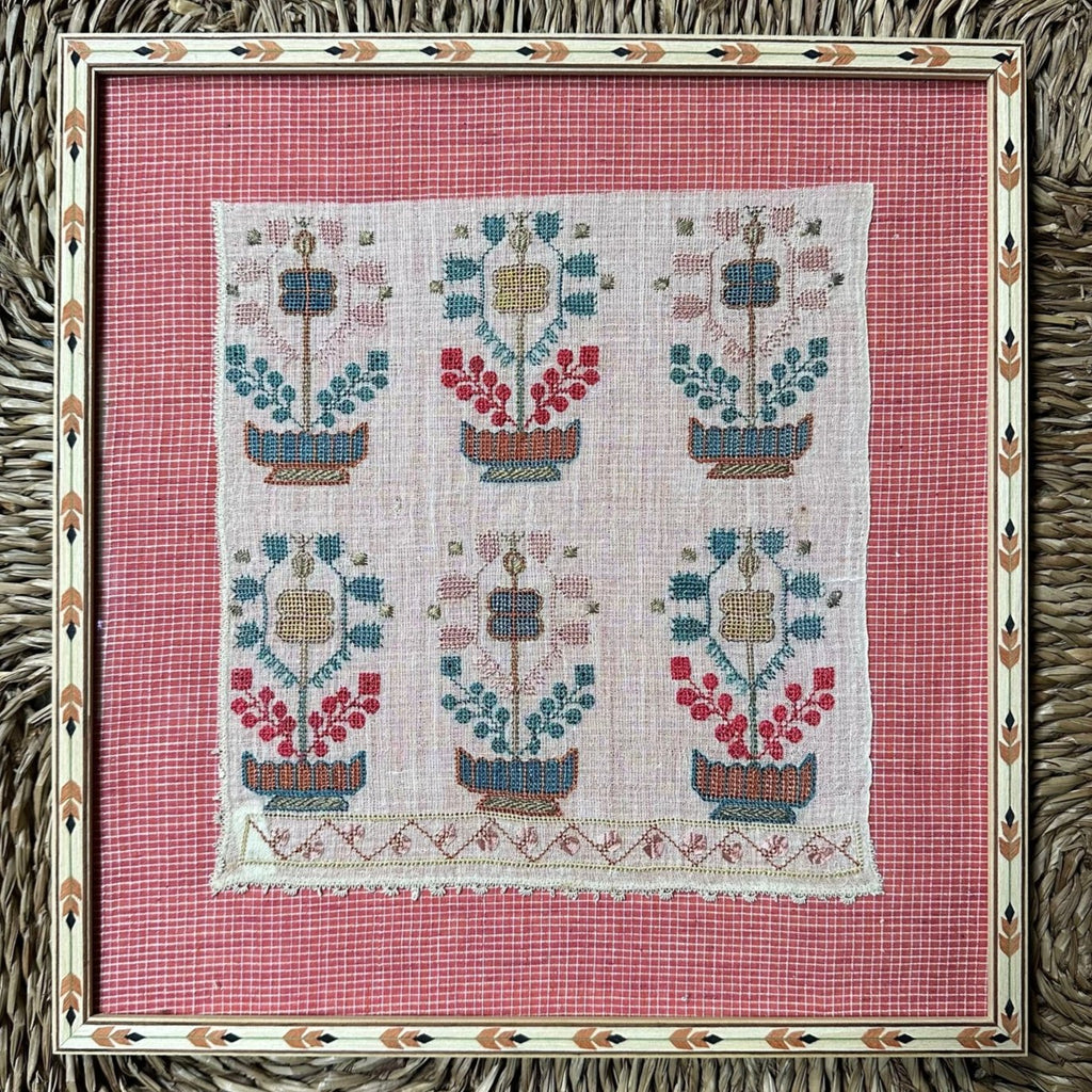 Framed Vintage Textile - edit2