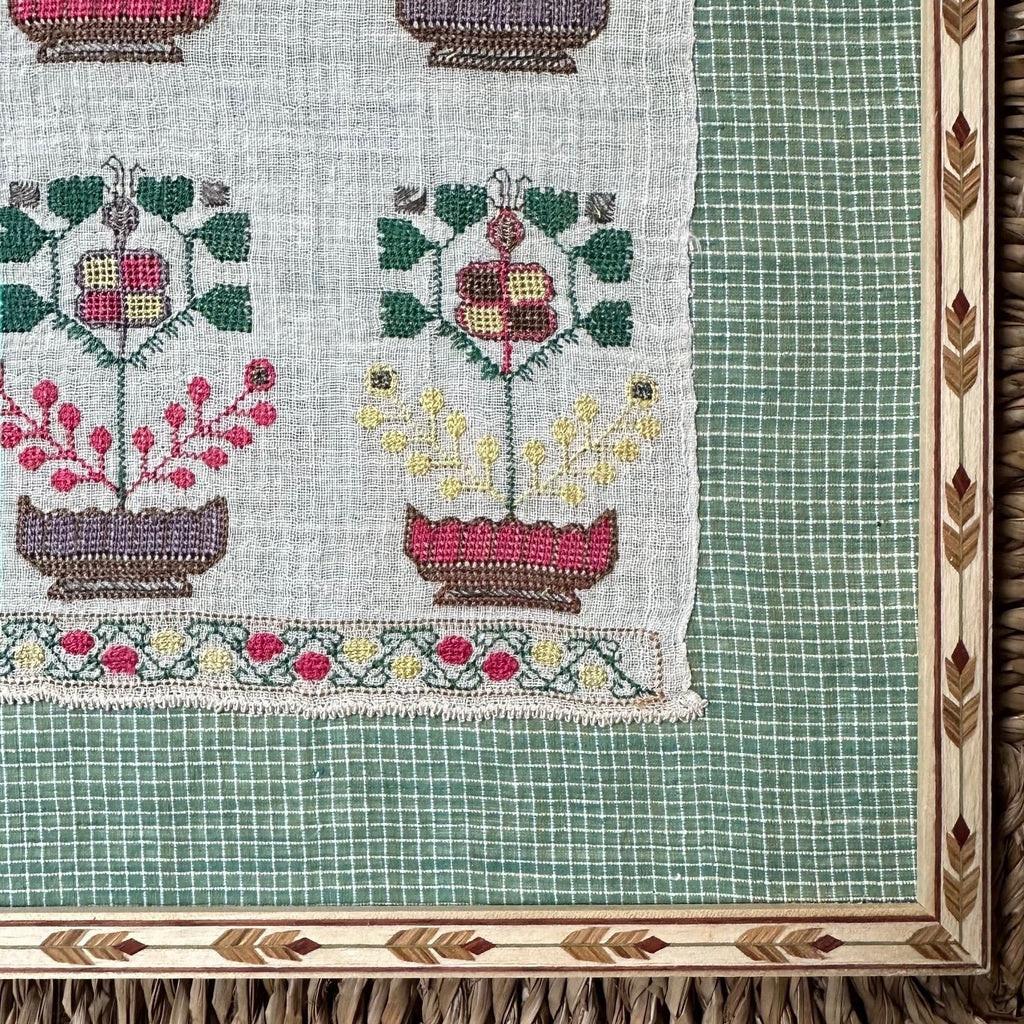 Framed Vintage Textile - edit1