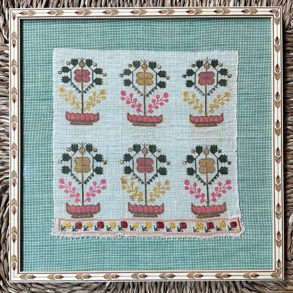 Framed Vintage Textile - edit3