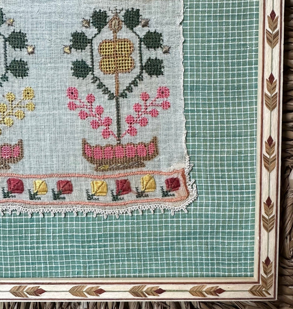 Framed Vintage Textile - edit3