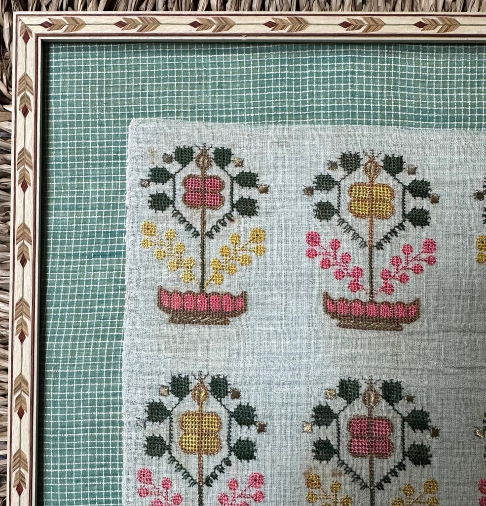 Framed Vintage Textile - edit3