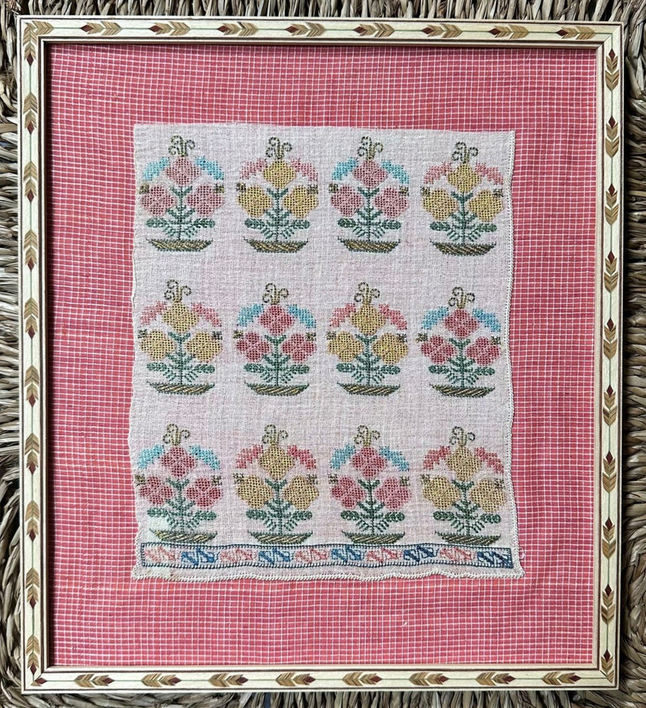 Framed Vintage Textile - edit5