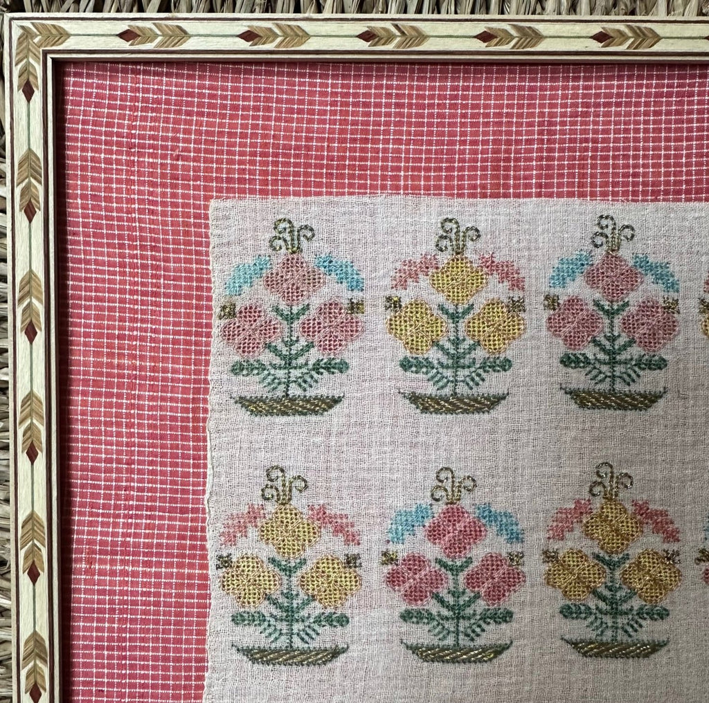 Framed Vintage Textile - edit5