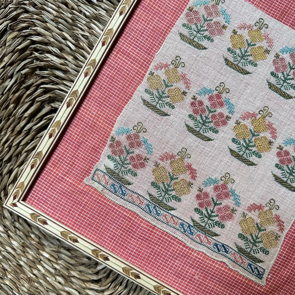 Framed Vintage Textile - edit5