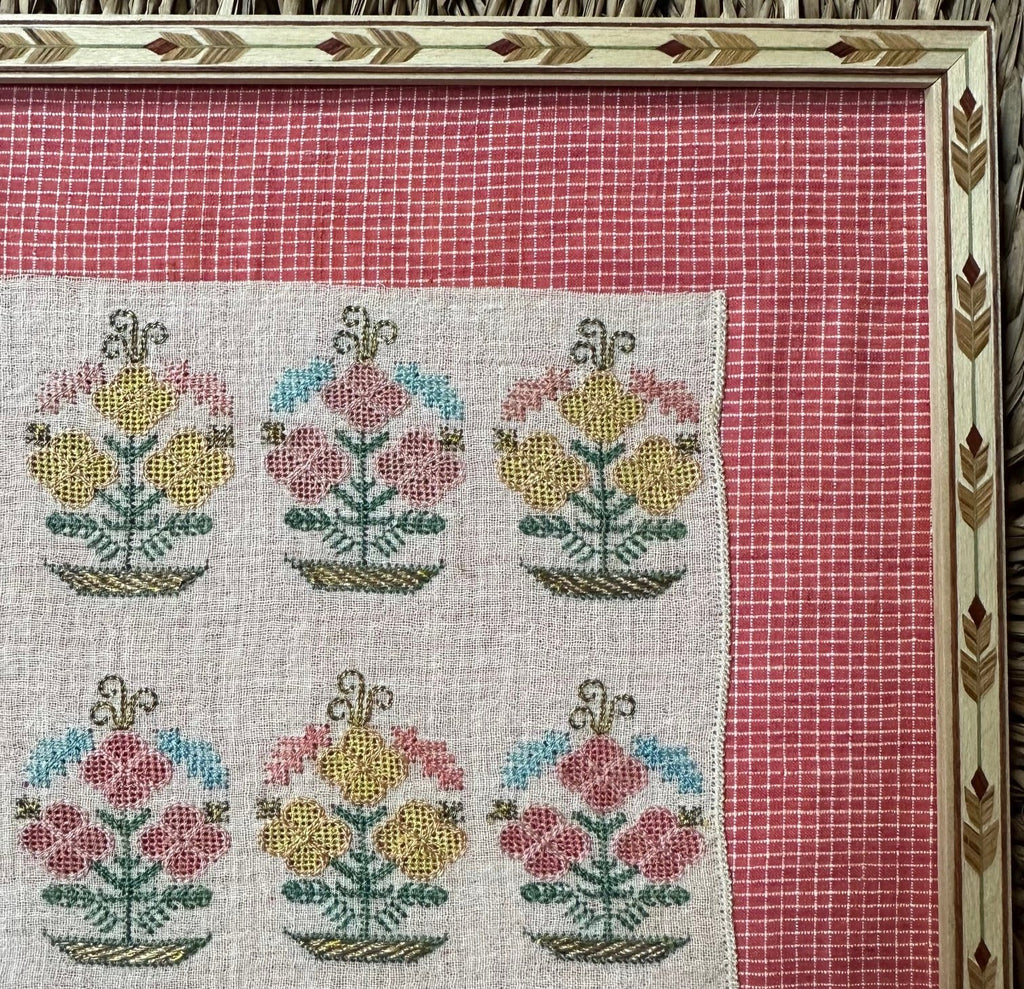 Framed Vintage Textile - edit5