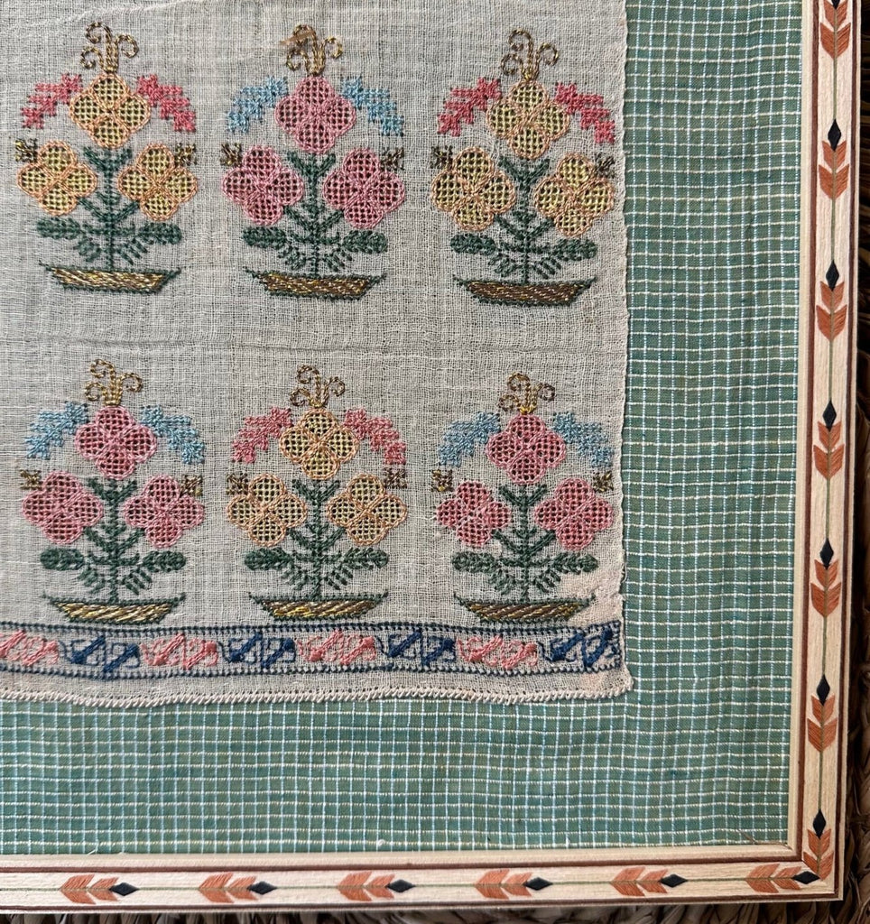 Framed Vintage Textile - edit4