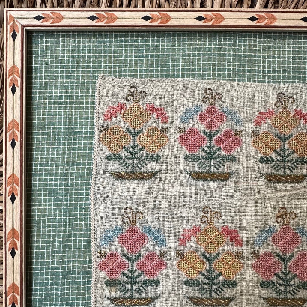 Framed Vintage Textile - edit4