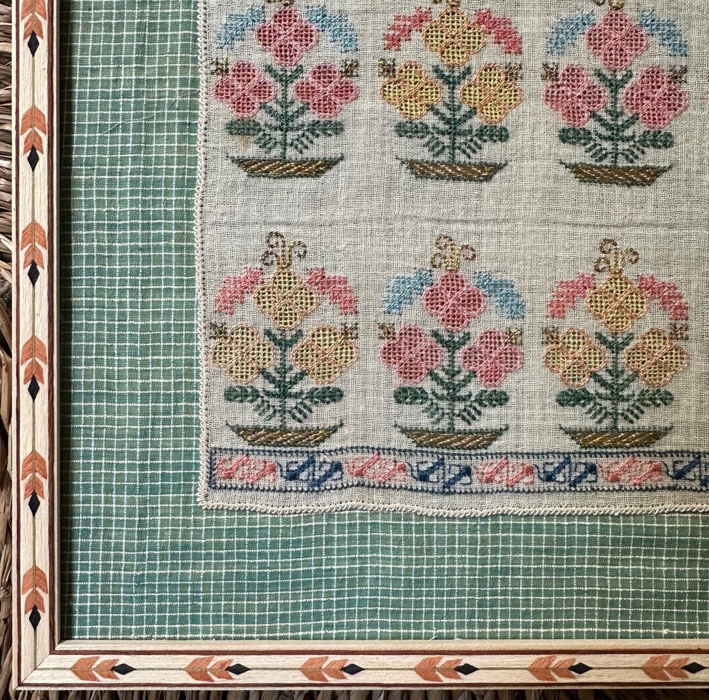 Framed Vintage Textile - edit4