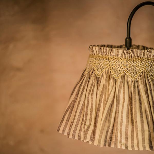 'Elsie' Handsmocked Lampshade Skirt - HUMBUG