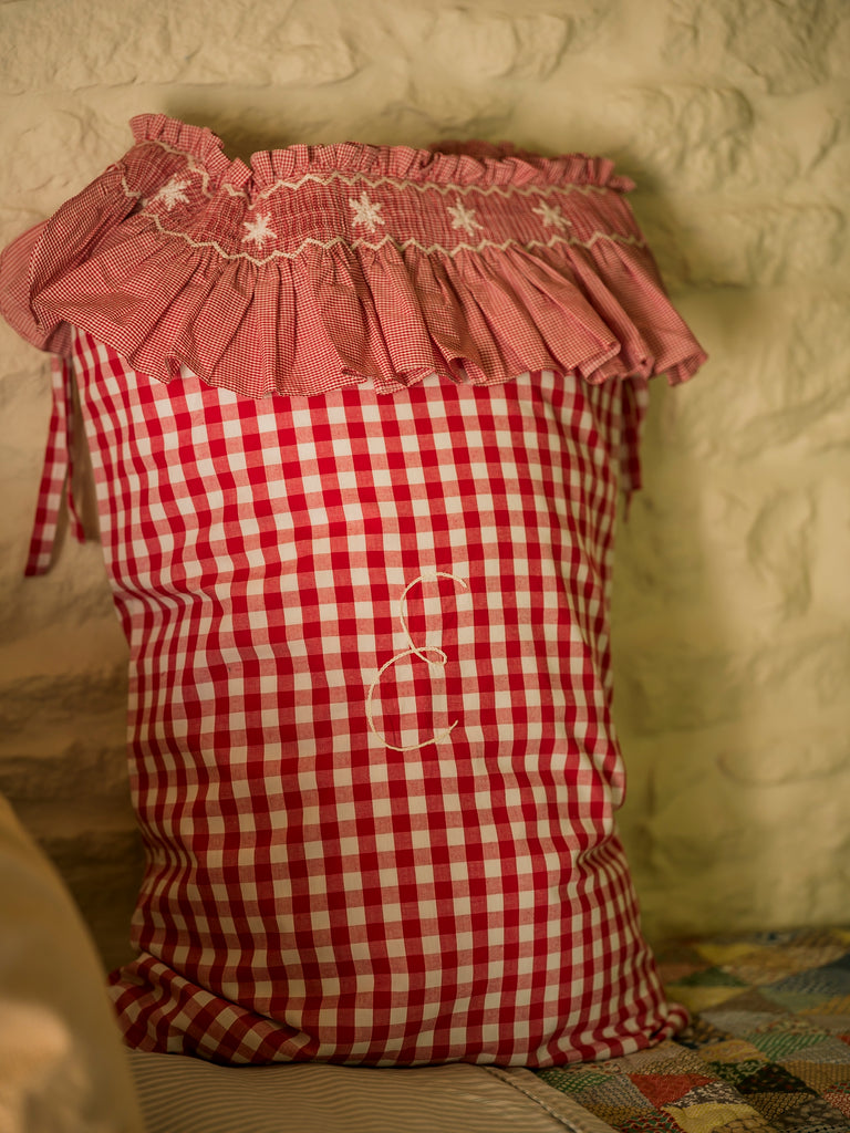 edit58 x Smock London Sack - Gingham with Vichy Frill