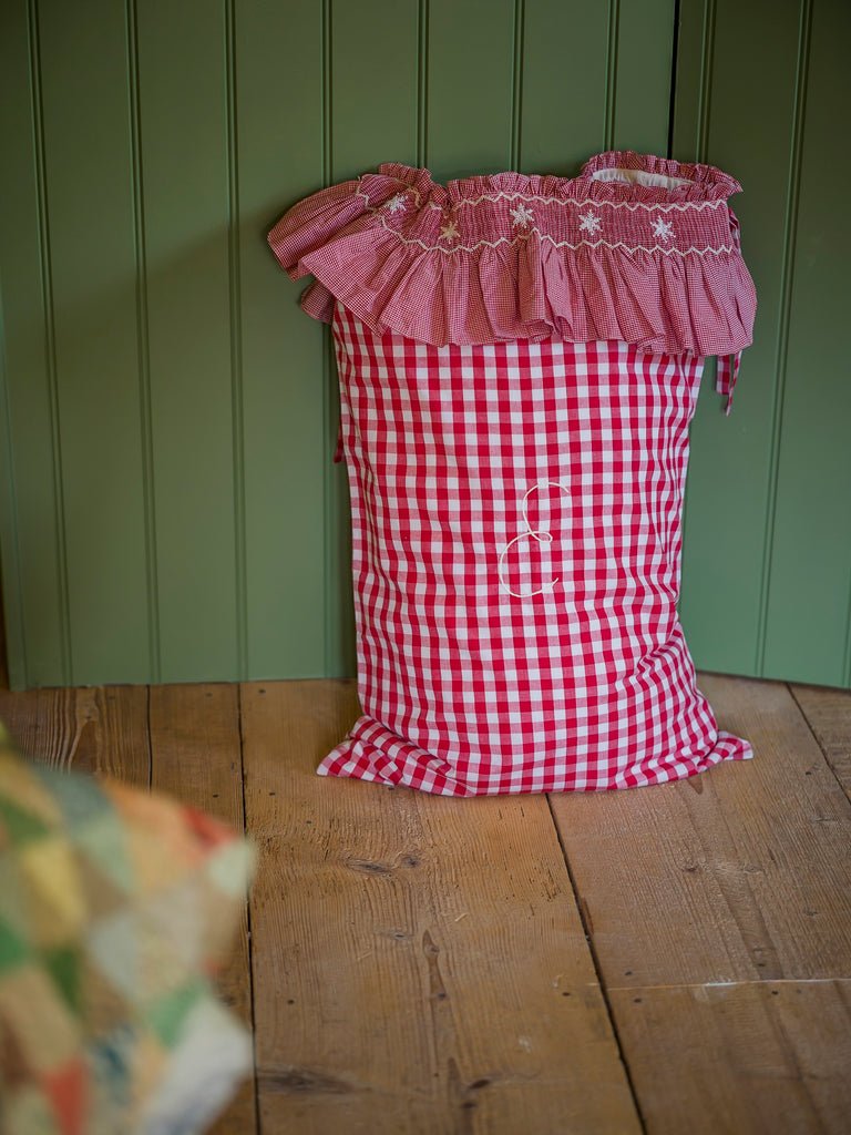 edit58 x Smock London Sack - Gingham with Vichy Frill