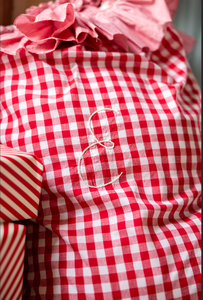 edit58 x Smock London Sack - Gingham with Vichy Frill