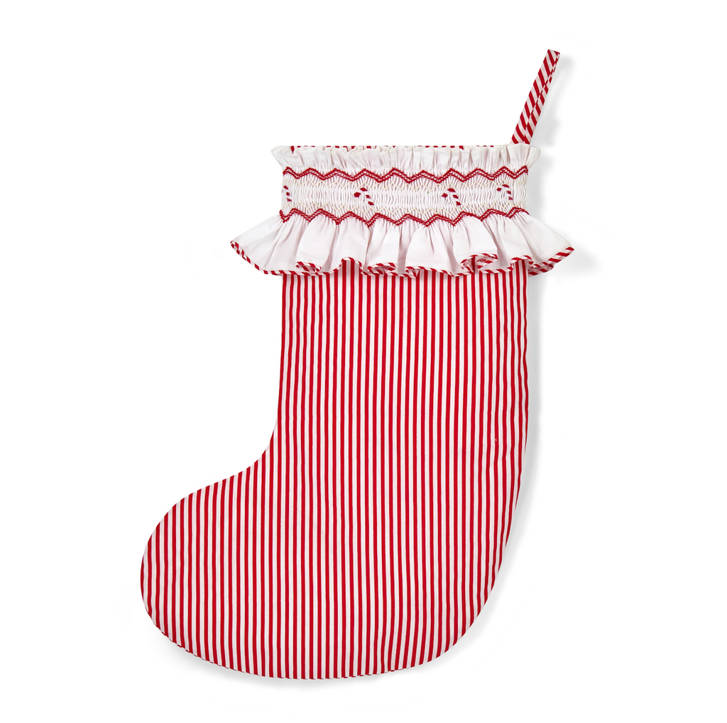edit58 x Smock London 'Smocking' Stocking - Candy Cane Stripe