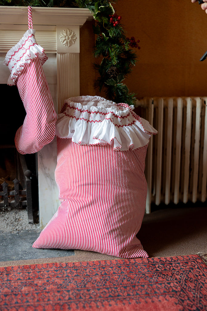 edit58 x Smock London Sack - Candy Cane Stripe