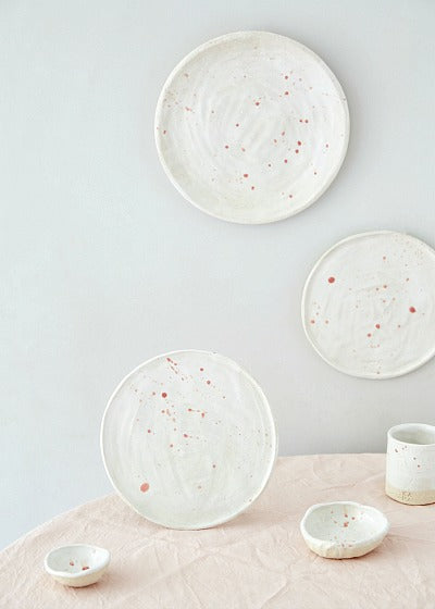 edit58 + Kana Pink Splatter Ceramics